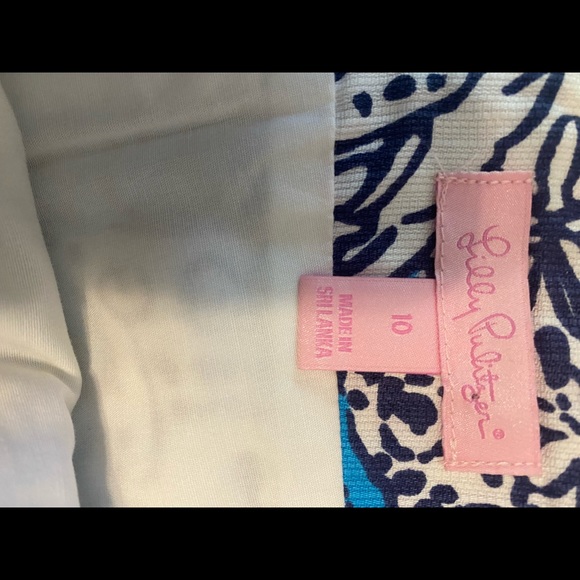 Lilly Pulitzer Marigold Skort in Ariel Blue.Perfect condition.Worn once/like new - Picture 4 of 6